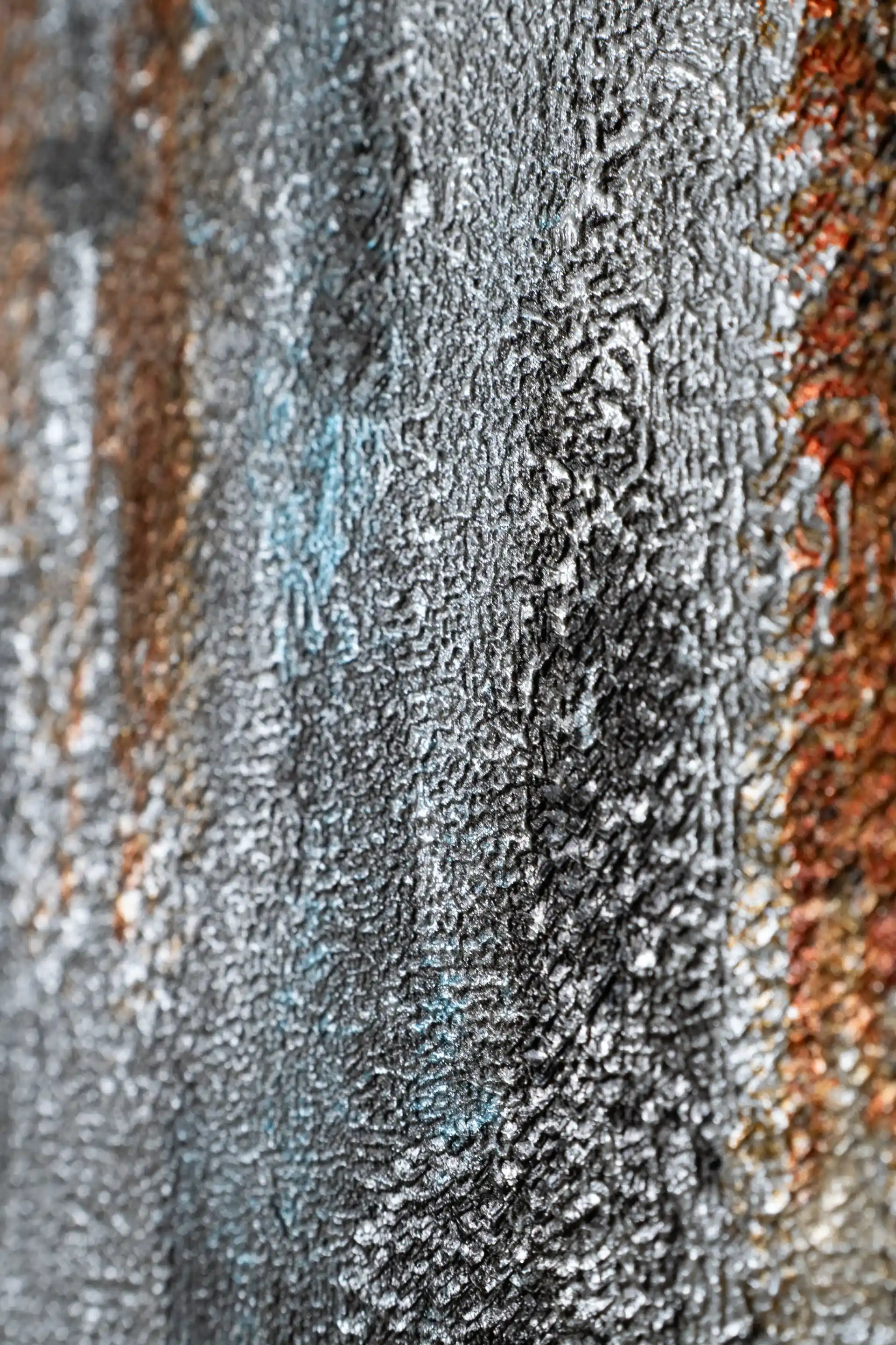 Rustic Brush Stroke Wallpaper in Abstract Geometric Patterns with Rustic Accents