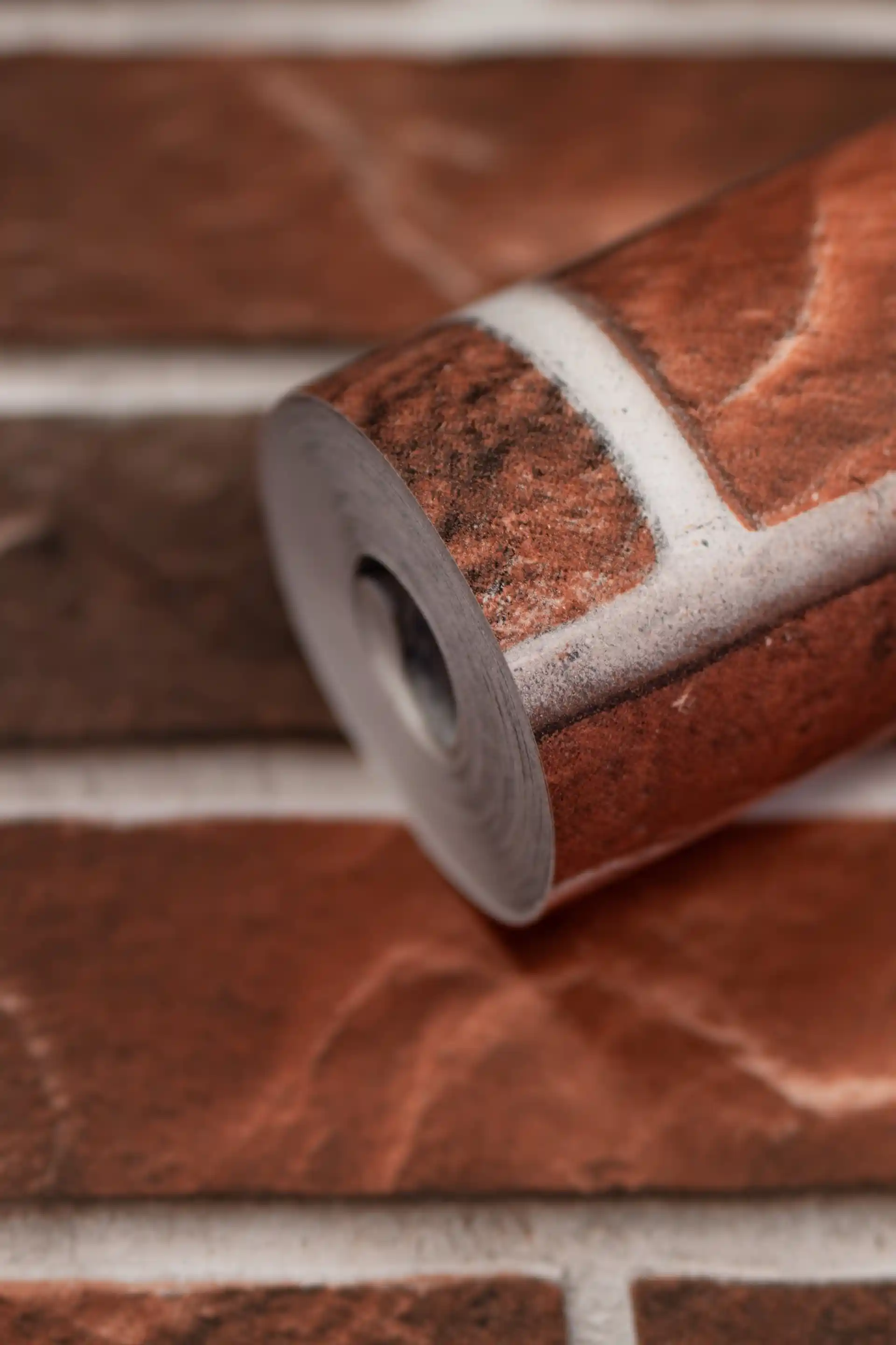 Classic Rustic Red Brick Wall Texture Wallpaper