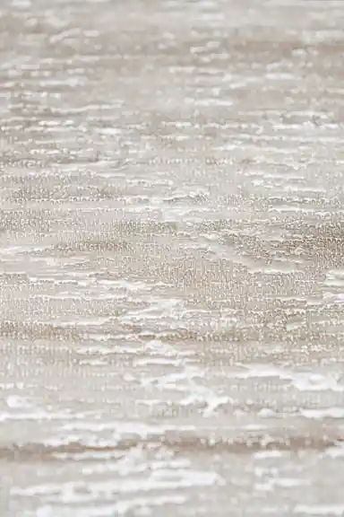 Extreme close-up of distressed wood plank wallpaper showing realistic weathered grain and texture detail