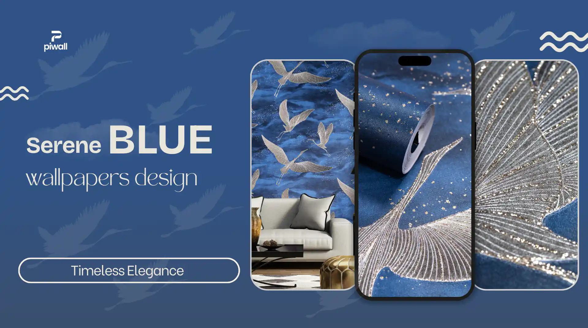 Blue Modern Wallpaper banner