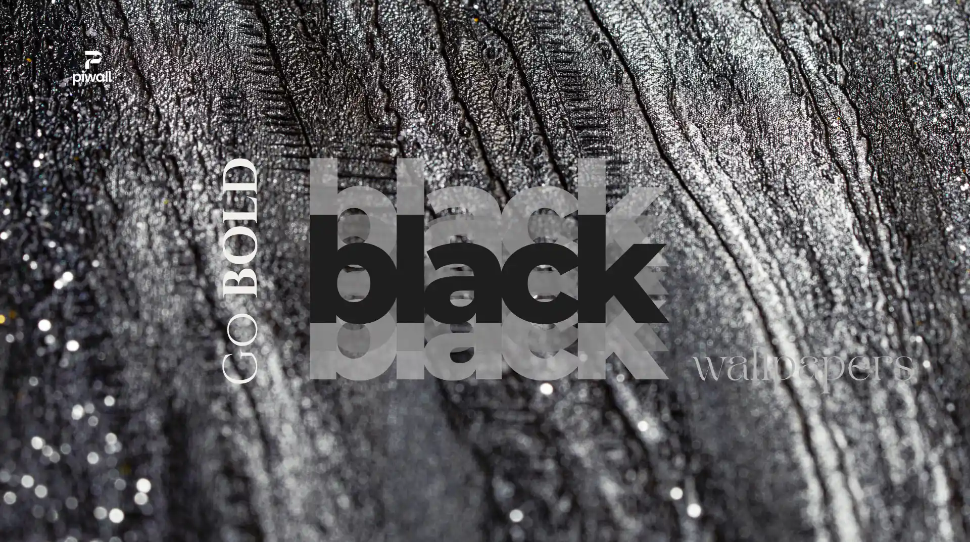 Black Living Room Wallpaper banner