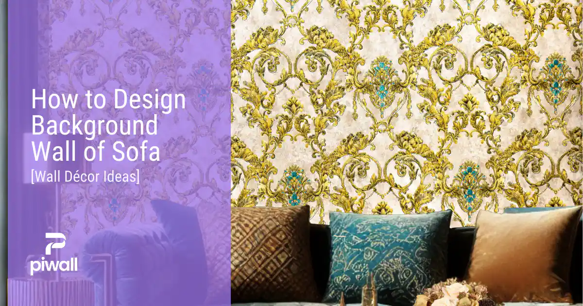 How to Design The Background Wall of Sofa- Living Room Wall Decor in India