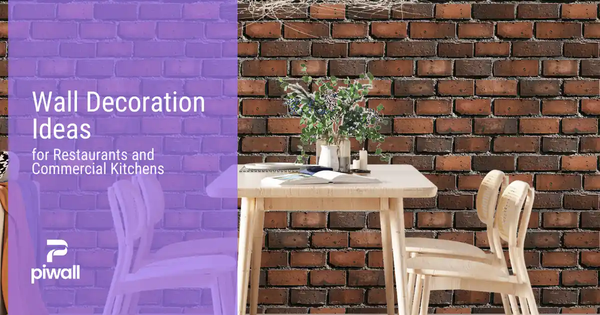 Wall Decoration Ideas for Restaurants and Commercial Kitchens