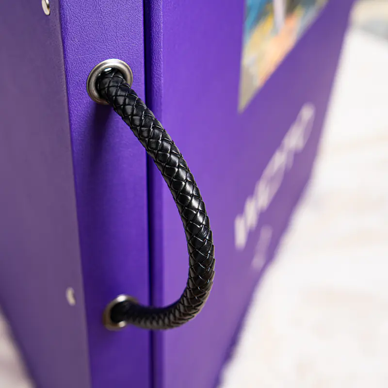 WOTO catalog braided leather handle — premium craftsmanship