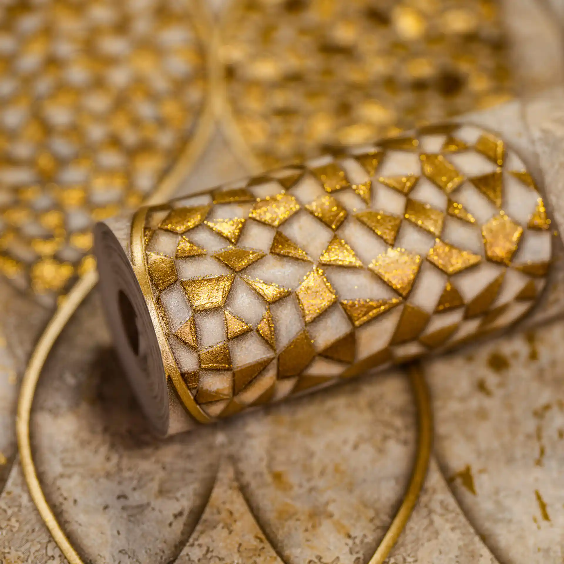 Gold Living Room Wallpaper wallpaper