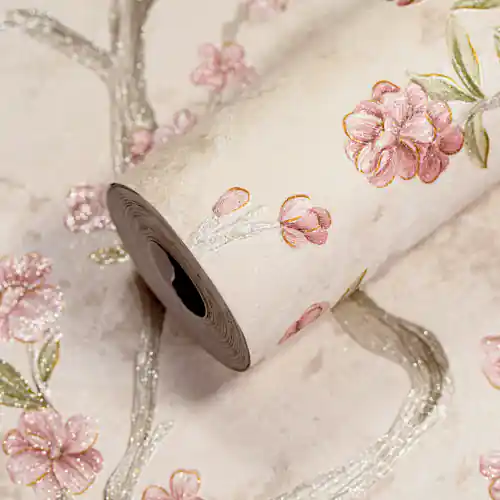 Texture Floral Wallpaper