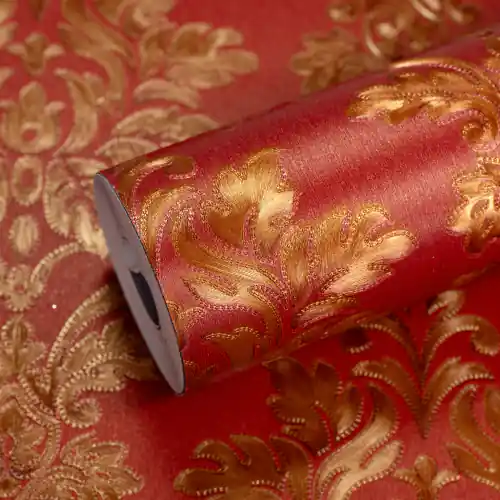 Red Floral Wallpaper