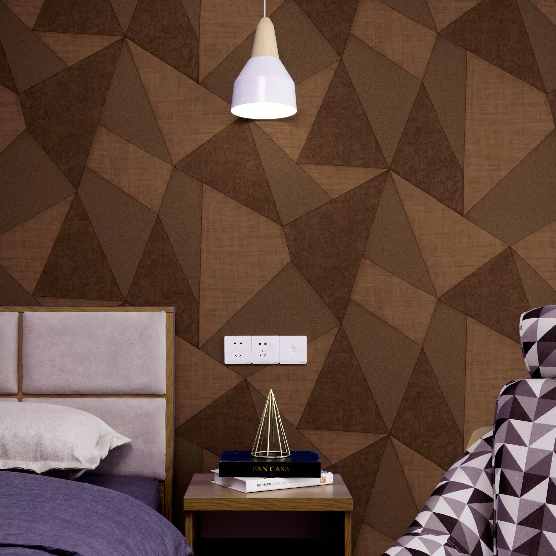 Brown Wallpaper for Bedroom | Shop at Piwall wallpaper