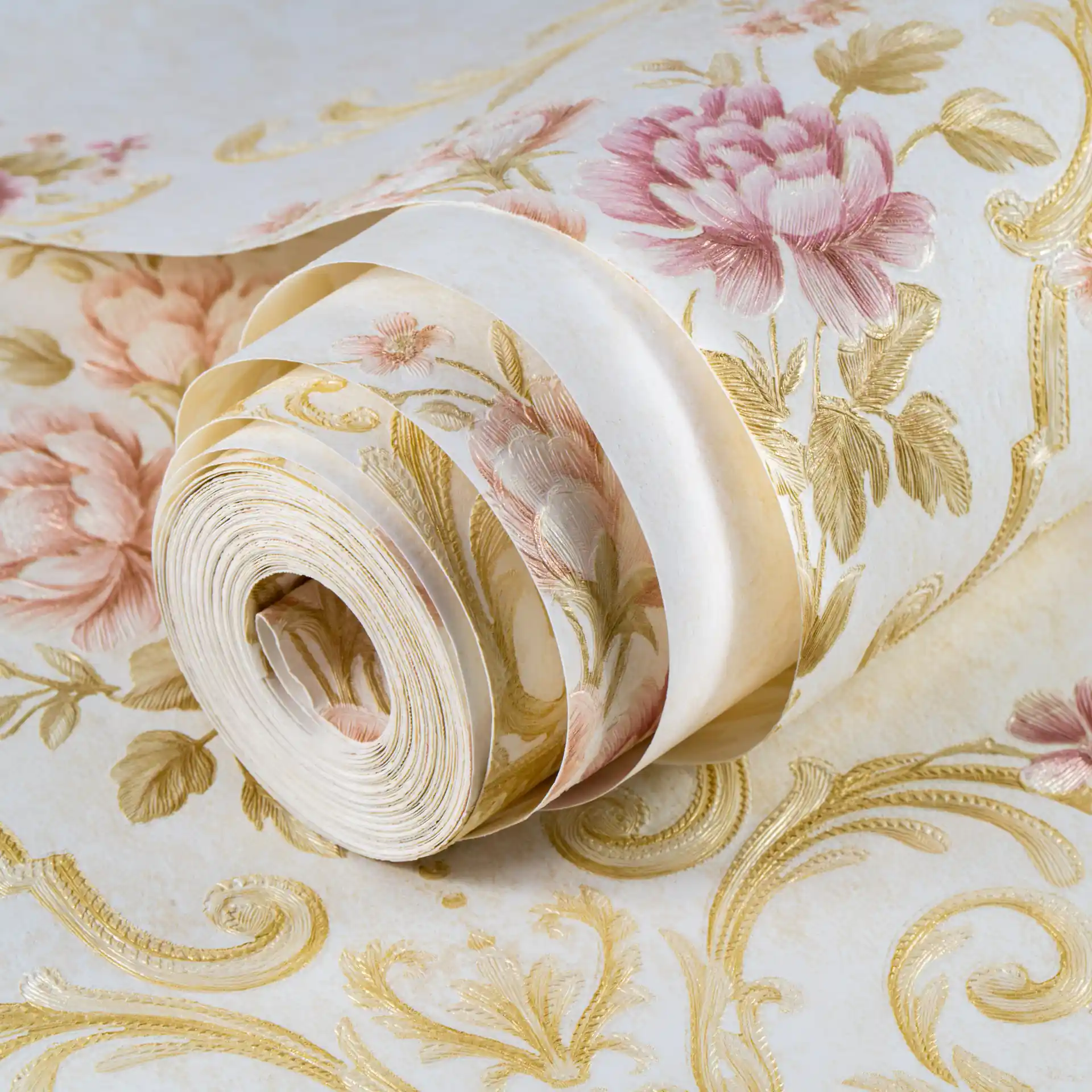 Cream Wallpaper for Living Room | Shop at Piwall wallpaper