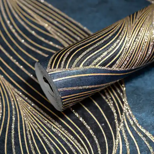 Gold Bedroom Wallpaper