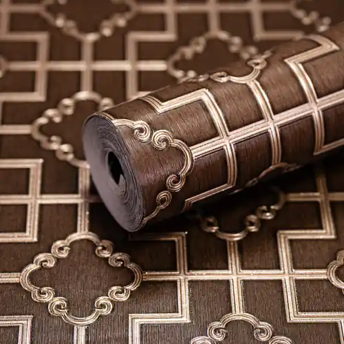 Living Room Geometric Wallpaper