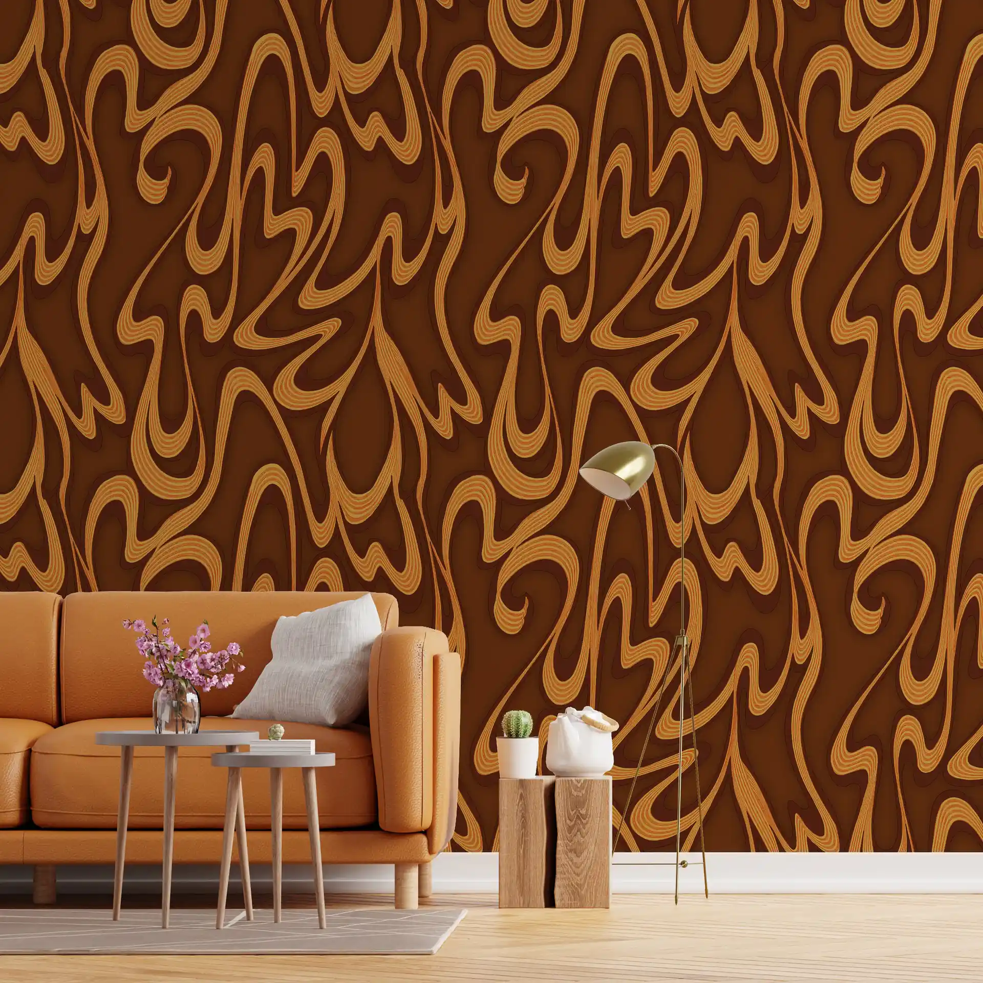 Brown Pattern Wallpaper wallpaper