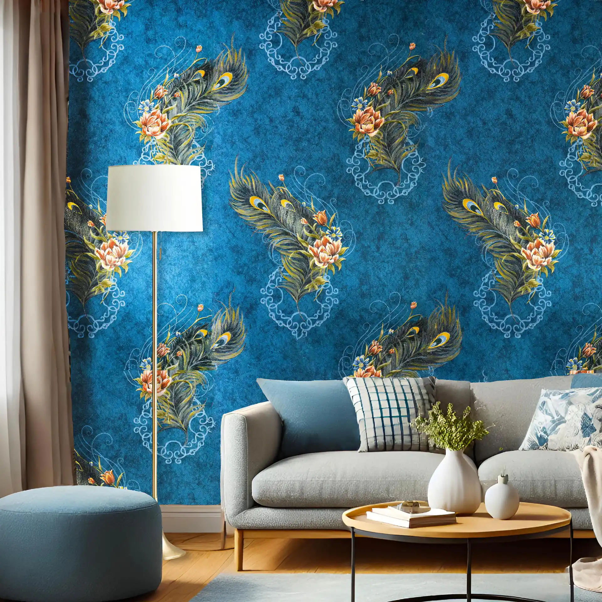 Peacock Wallpaper for Living Room wallpaper