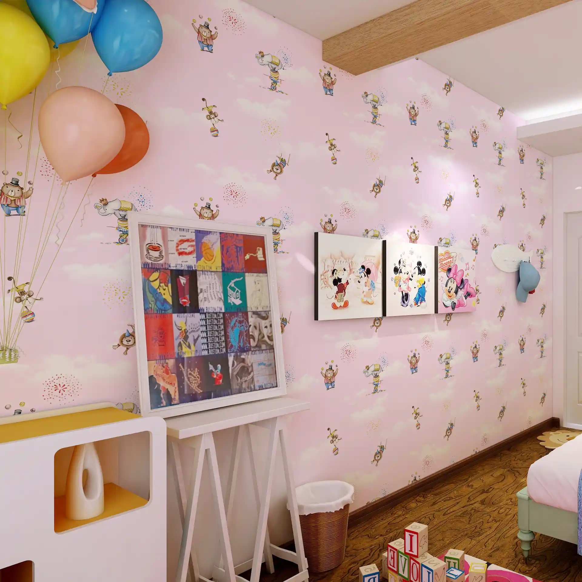 Pink Wallpaper for Kids | Shop at Piwall wallpaper